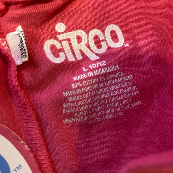 Circo Kids Pink Flared pull on leggings Pants size 10-12 large - Picture 3 of 6